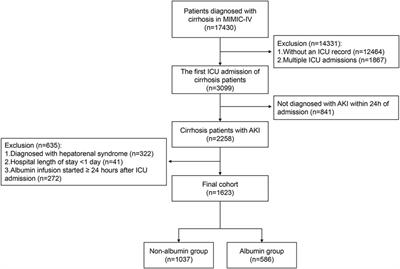 Impact of albumin infusion on prognosis in ICU patients with cirrhosis and AKI: insights from the MIMIC-IV database